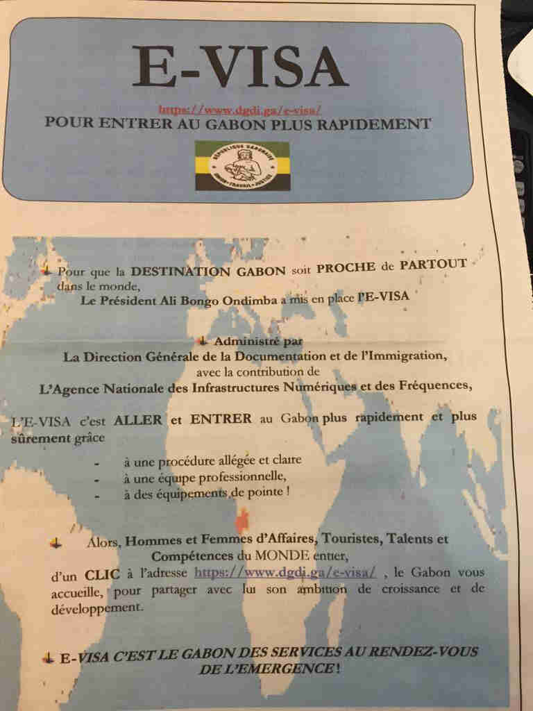 documents pour le visa gabon