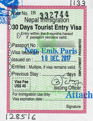 nepal non tourist visa