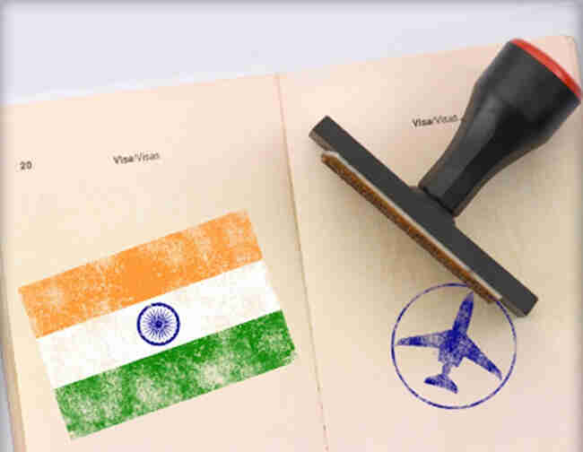 visa Inde affaire sur passeport